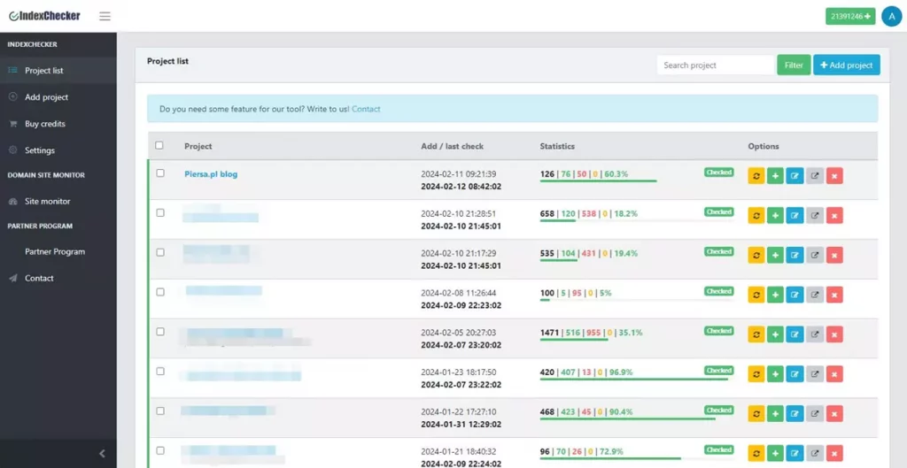 Bulk Index Checker Tool